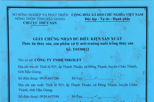 Giấy chứng nhận