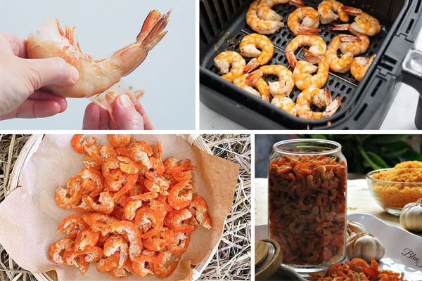 Cách làm tôm khô tại nhà ngọt tự nhiên, để được lâu dù không có nắng